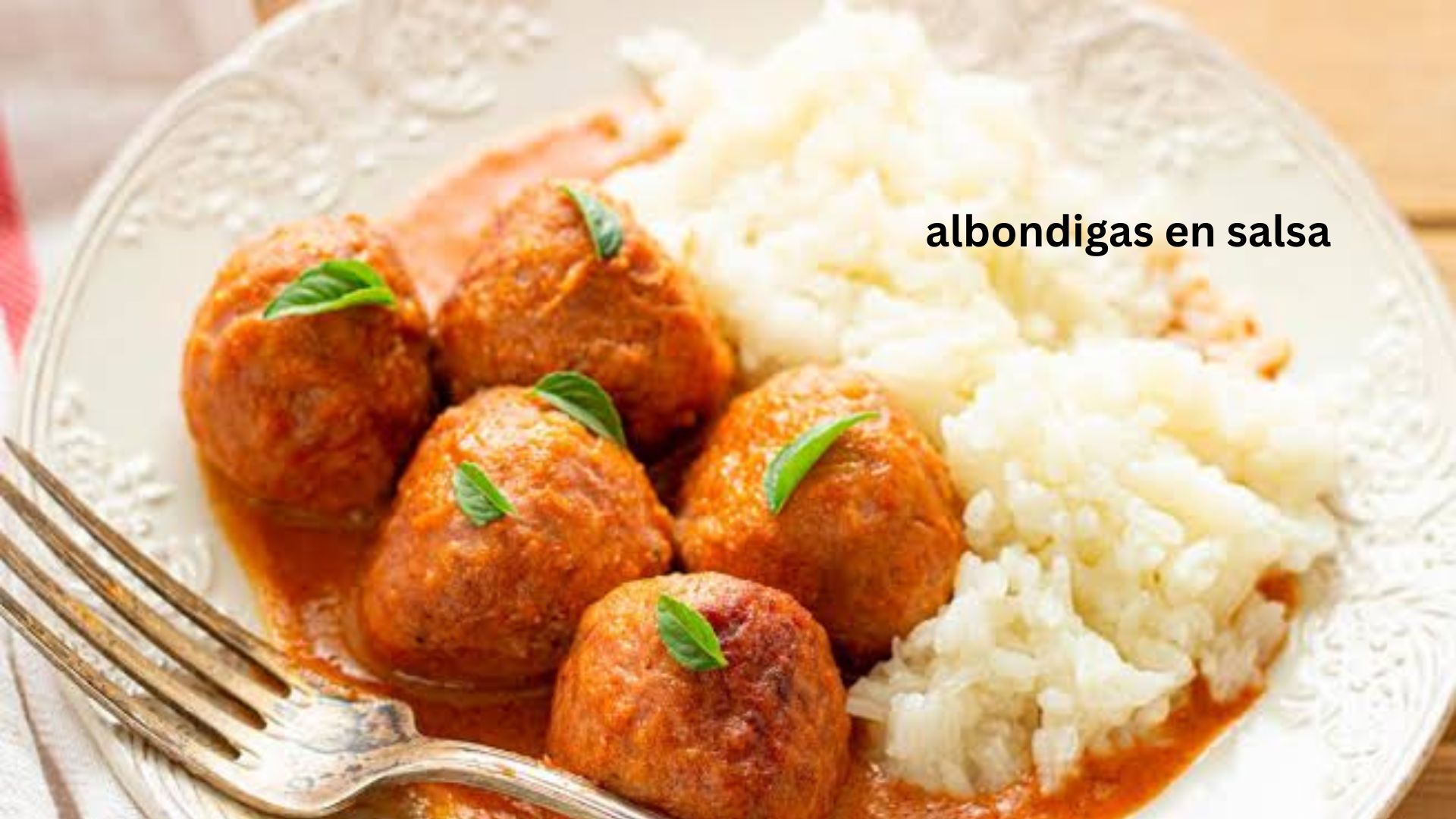 Albóndigas en salsa