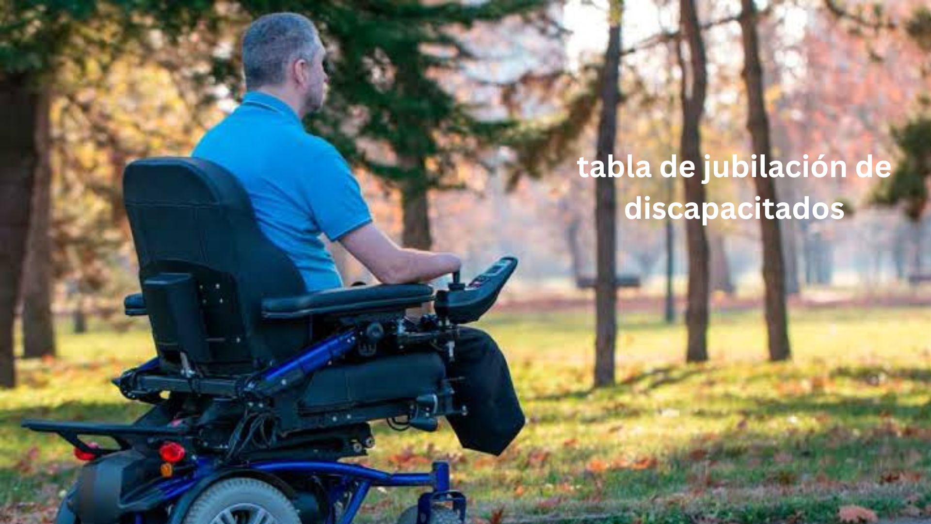 Tabla de jubilación de discapacitados