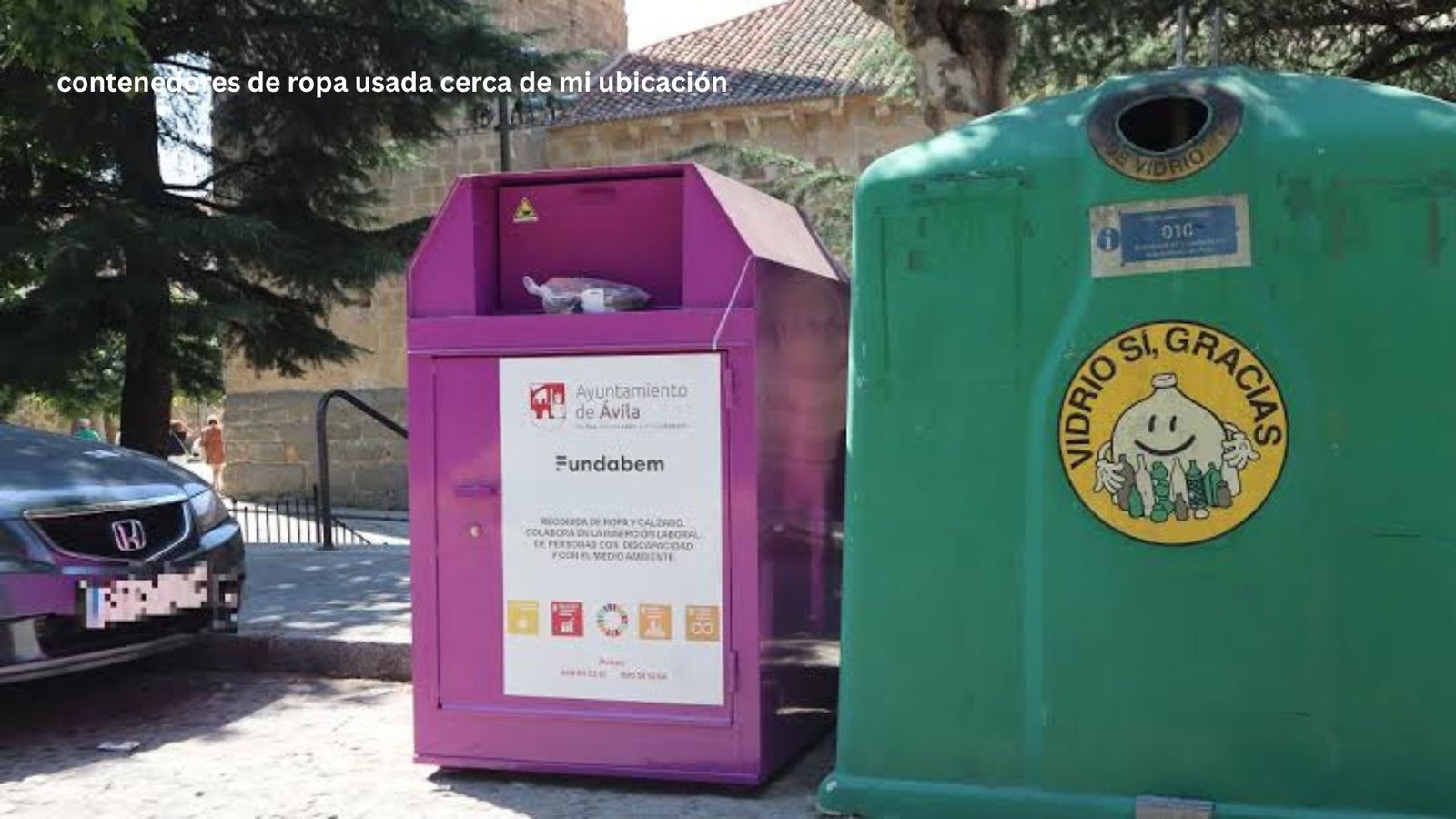 Contenedores de ropa usada cerca de mi ubicación